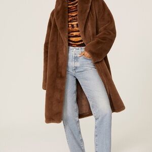 Apparis Brown Teddy Jacket